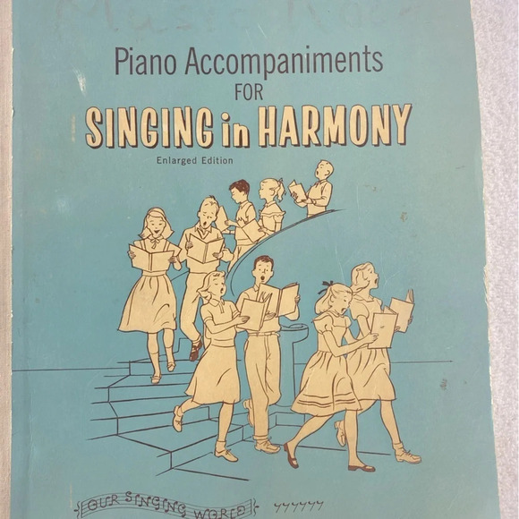 Vintage Piano Accompaniments For Singing In  Harmony Enlarged Edition - Picture 3 of 12